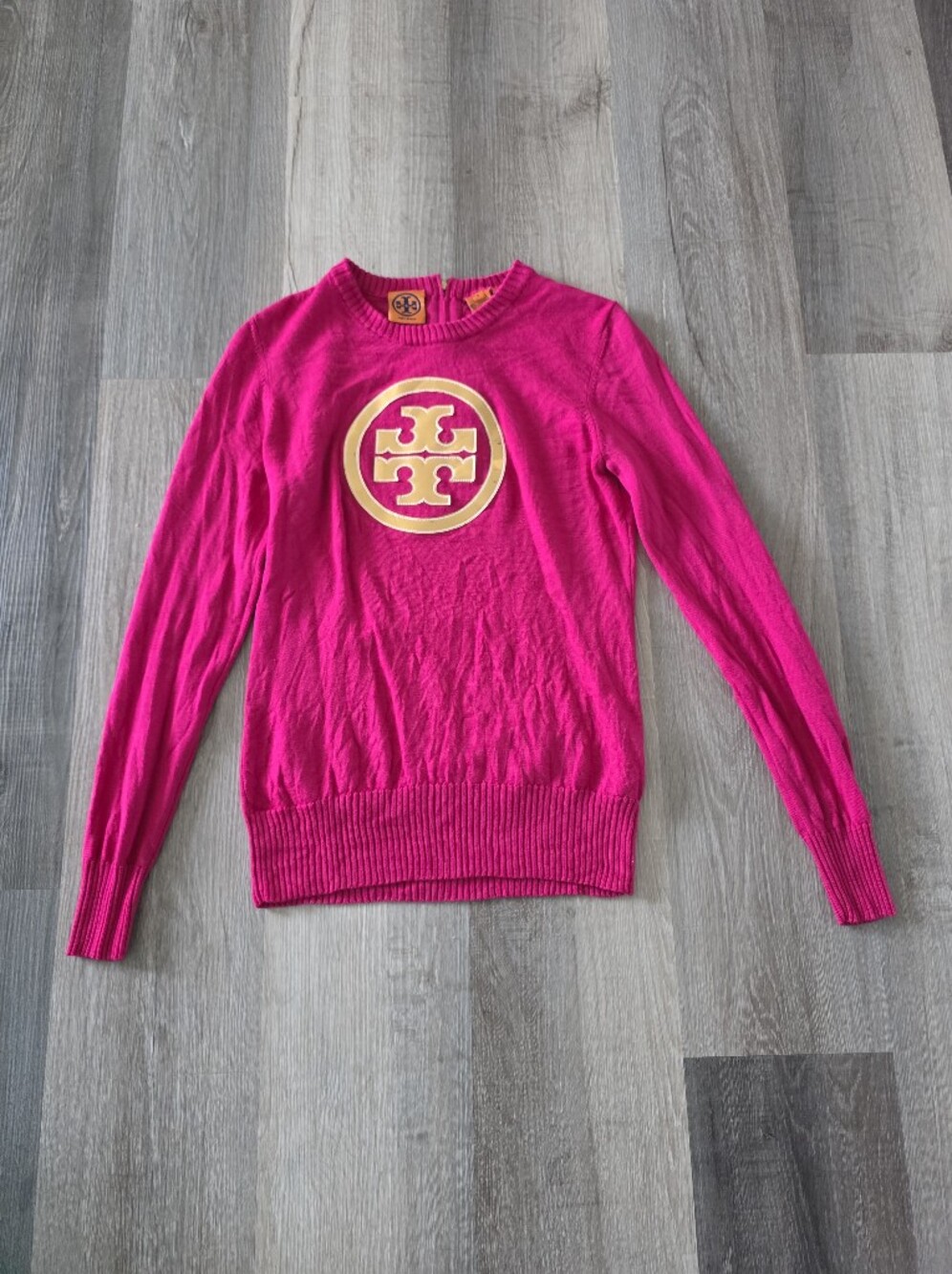 Tory Burch Women's Hot Pink Sweater Size M